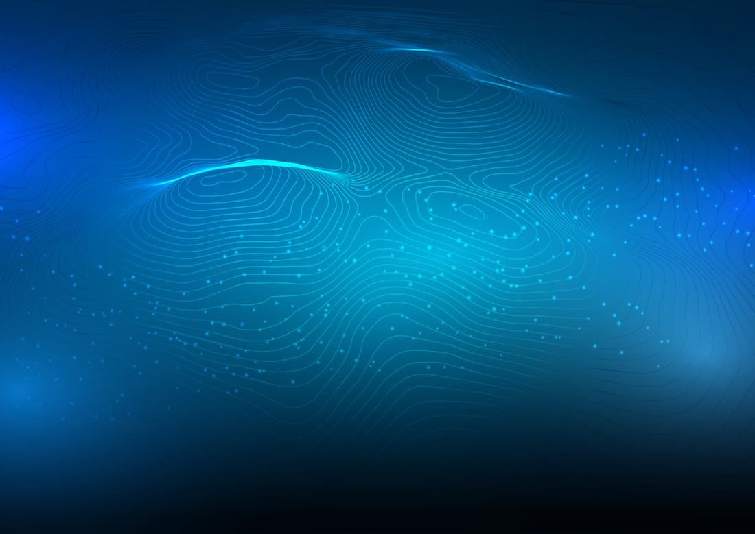 Fundo azul abstrato com linhas a representar o financiamento à inovação do Horizonte Europa